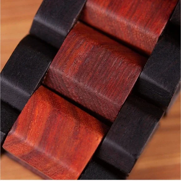 - 🌱MEN’S MECHANICAL 2 TONE💯100% WOOD WATCH *NEW*